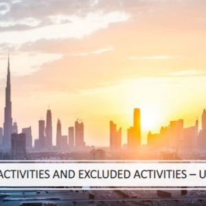 Qualifying Activities and Excluded Activities UAE CT Update